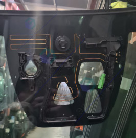 Volvo S60 (II) 2010-18 /V60 (I) 10-18 дд (кругл), 3 кам!!! (2 сбоку, 1 внутри) (обогр кам) FY